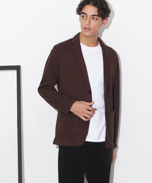 「NANO universe」 テーラードジャケット S ネイビー メンズ_画像8