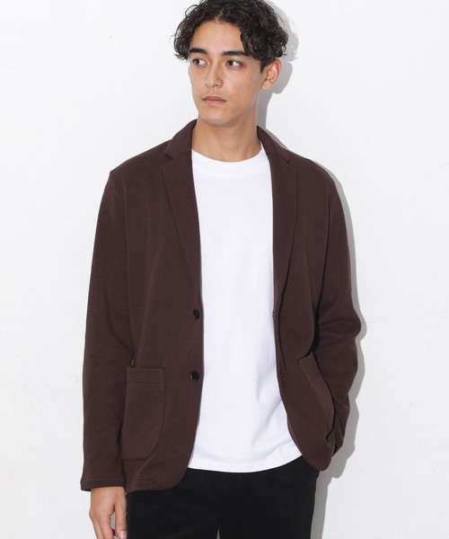 「NANO universe」 テーラードジャケット S ネイビー メンズ_画像9