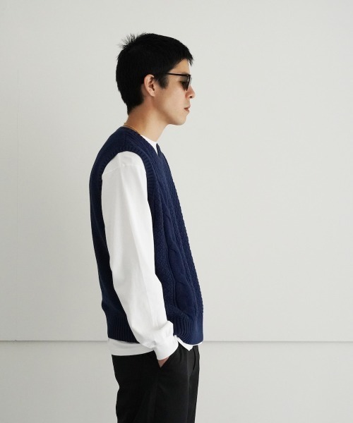 「KARMA」 ベスト S グリーン メンズ_画像8