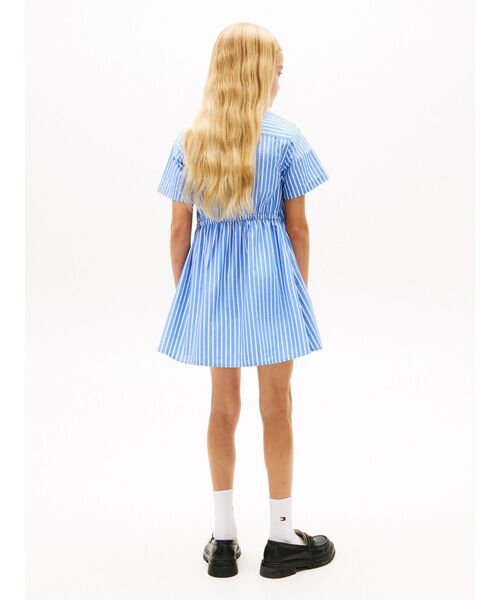 ワンピース POPLIN STRIPES SHIRT DRESS キッズ 子供服の画像