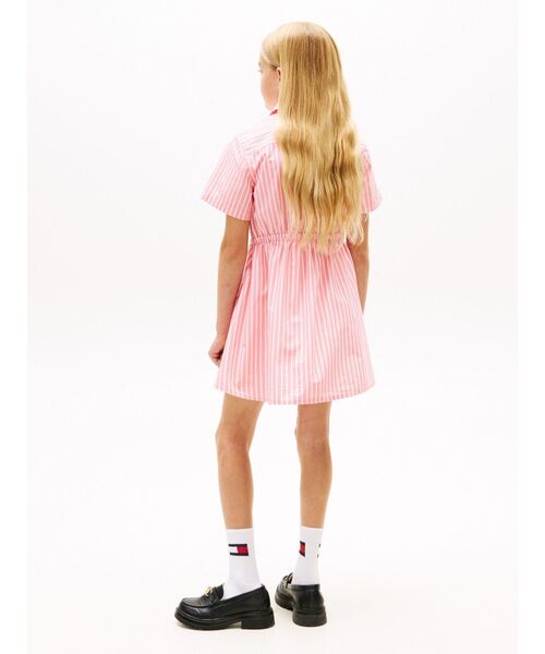 ワンピース POPLIN STRIPES SHIRT DRESS キッズ 子供服の画像