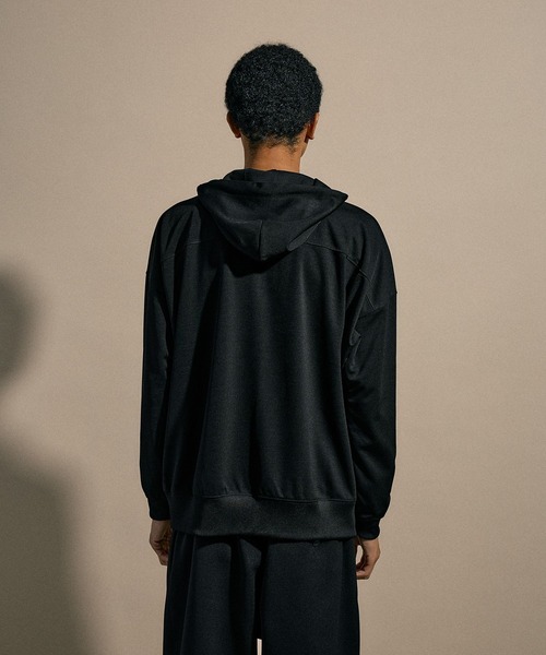 NUMERALS（ヌメラルズ） パーカー 「NUMERALS」MOLDED JERSEY ZIP