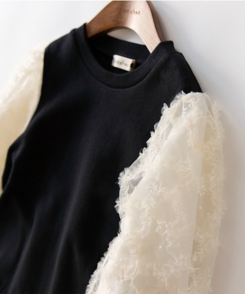 「branshes」 「KIDS」長袖ワンピース 120 ブラック キッズ_画像5