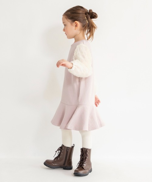 「branshes」 「KIDS」長袖ワンピース 120 ブラック キッズ_画像8