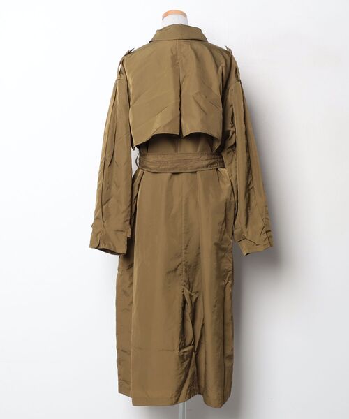 hinari（ヒナリ） トレンチコート SMALL カーキ レディース : ZOZOTOWN 