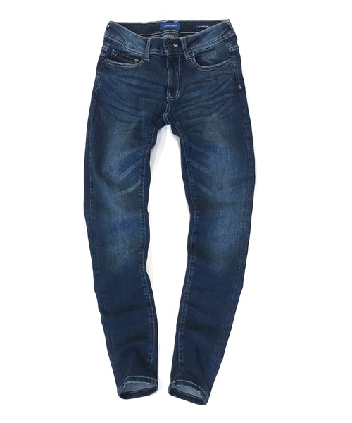 「London Denim」 スキニーデニムパンツ M ライトインディゴブルー レディース_画像9