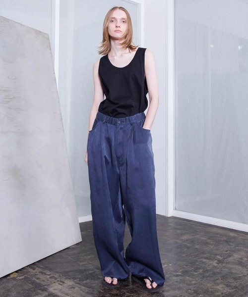 ミニボンページです。 VOAAOV（ヴォアーブ） パンツ PIGMENT CUPRO 5-Pocket Easy Pants
