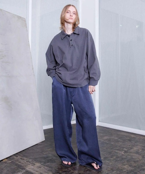 VOAAOV（ヴォアーブ） パンツ PIGMENT CUPRO 5-Pocket Easy Pants
