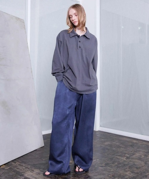VOAAOV（ヴォアーブ） ワイドパンツ パンツ PIGMENT CUPRO 5-Pocket