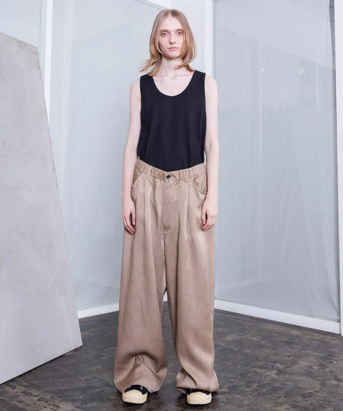 VOAAOV（ヴォアーブ） パンツ PIGMENT CUPRO 5-Pocket Easy Pants