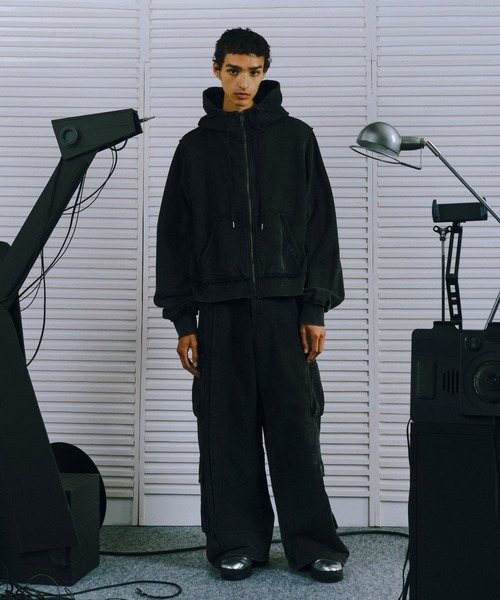 「HARE」 カーゴパンツ SMALL ブラック系その他 メンズ_画像5
