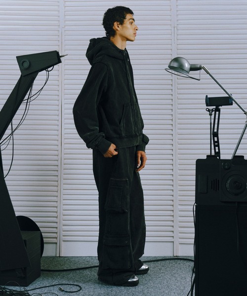 「HARE」 カーゴパンツ SMALL ブラック系その他 メンズ_画像8
