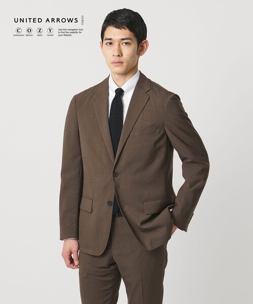 United arrows cow leather テーラードジャケット　茶 UNITED ARROWS（ユナイテッドアローズ） ジャケット テーラード