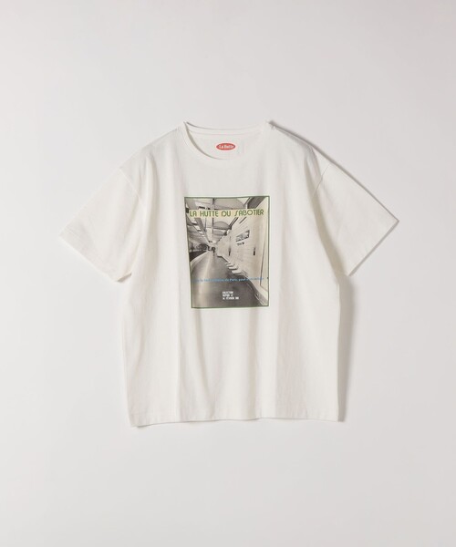 tシャツ 「SHIPS any別注」La Hutte:「洗濯機可能」デザイン ロゴ プリント TEE 26SS レディースの画像