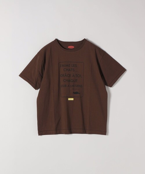 tシャツ 「SHIPS any別注」La Hutte:「洗濯機可能」デザイン ロゴ プリント TEE 26SS レディースの画像