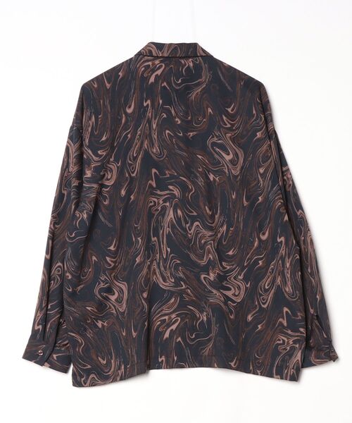 「Lui's」 長袖シャツ MEDIUM ネイビー メンズの画像