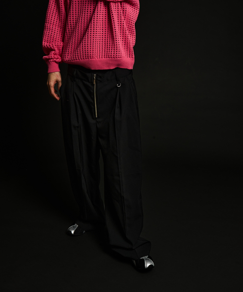 パンツ J. Vital 90s vintage check slacks JOINT WORKS（ジョイントワークス） ワイドパンツ スラックス フロント