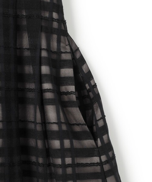 ワンピース FLOATING CHECK ドレスの画像
