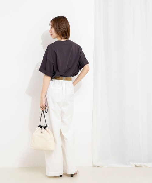 tシャツ ウォッシャブルMOI Ｔシャツ レディースの画像