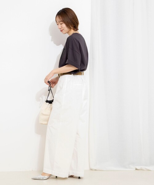 tシャツ ウォッシャブルMOI Ｔシャツ レディースの画像