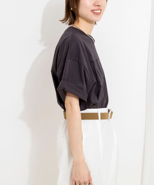 tシャツ ウォッシャブルMOI Ｔシャツ レディースの画像