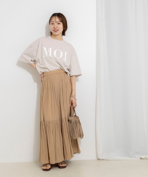 tシャツ ウォッシャブルMOI Ｔシャツ レディースの画像