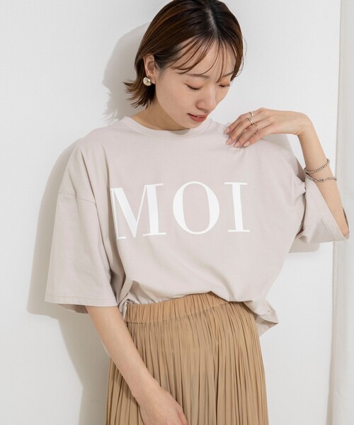tシャツ ウォッシャブルMOI Ｔシャツ レディースの画像