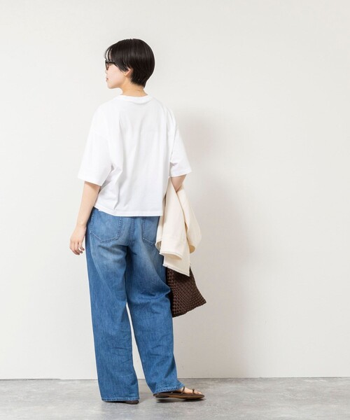tシャツ ウォッシャブルMOI Ｔシャツ レディースの画像