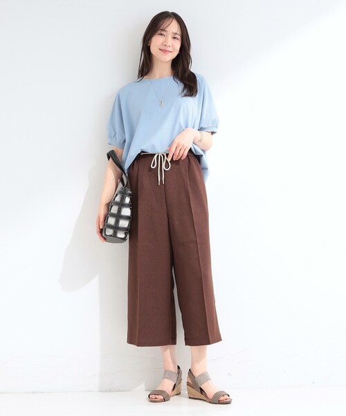 SHOO・LA・RUE（シューラルー） ブラウス シャツ 半袖 「洗濯後しわに