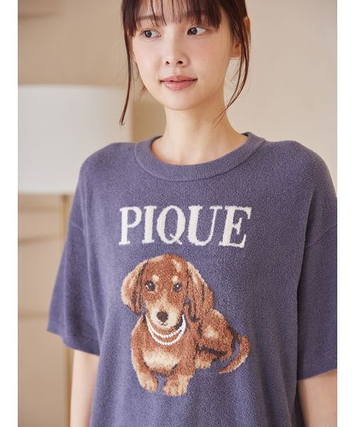 パジャマ ルームウェア ファッションCATS＆DOGSジャガードプルオーバー レディースの画像