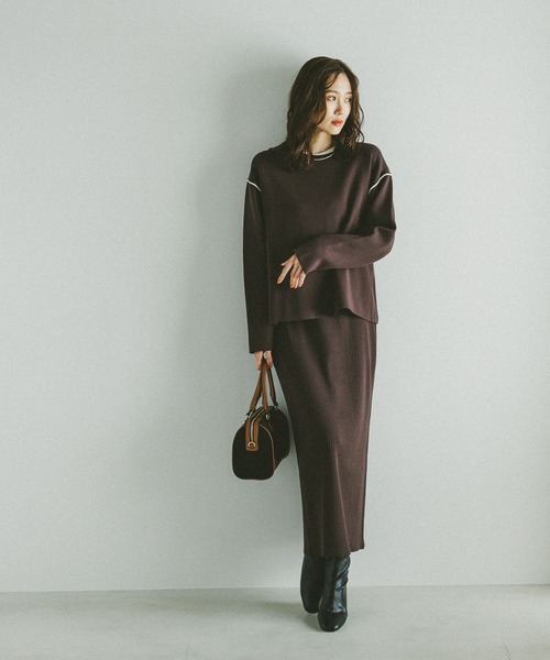 GLOBAL WORK（グローバルワーク） セットアップ MEDIUM ダークブラウン