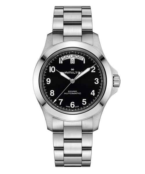腕時計 HAMILTON 「ハミルトン」 腕時計 Khaki Field （カーキ フィールド） King キング 40MM ブラック×シルバーの画像