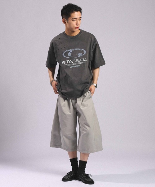 RAGEBLUE（レイジブルー） tシャツ Pigment Damage Logo T-Shirt