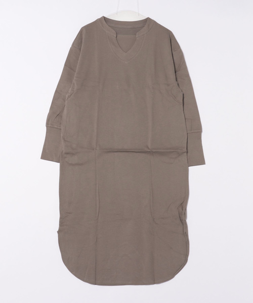 「No one knows」 長袖ワンピース M-L パープル レディース_画像4