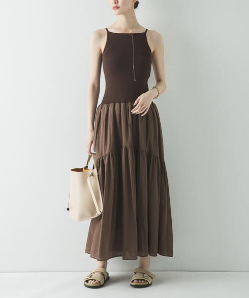 URBAN RESEARCH（アーバンリサーチ） ワンピース ニットドッキング