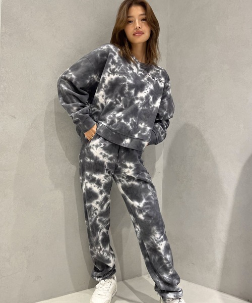 「ROXY」 スウェットカットソー LARGE ブラック レディース_画像2