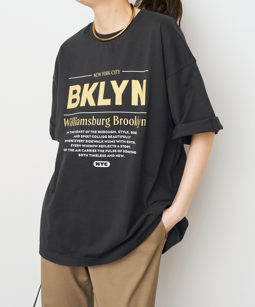 tシャツ 「WEB限定 / 追加2」ロゴオーバーTシャツ レディースの画像