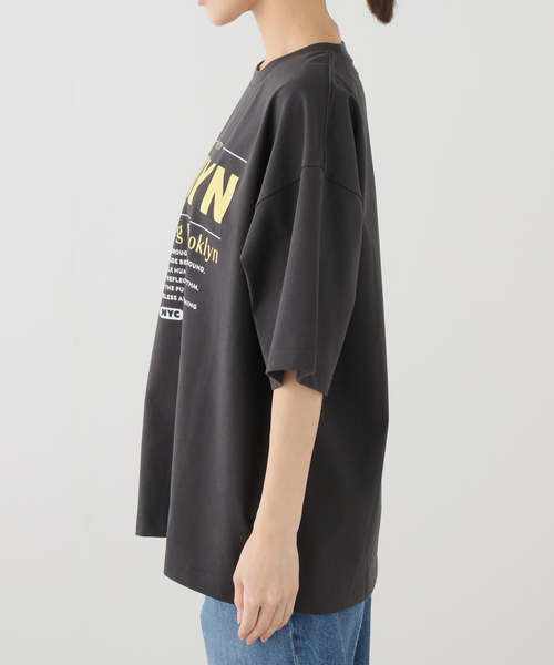 tシャツ 「WEB限定 / 追加2」ロゴオーバーTシャツ レディースの画像