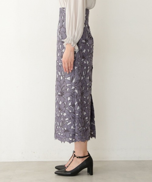 「PROPORTION BODY DRESSING」 タイトスカート MEDIUM ダークグレー レディース_画像4