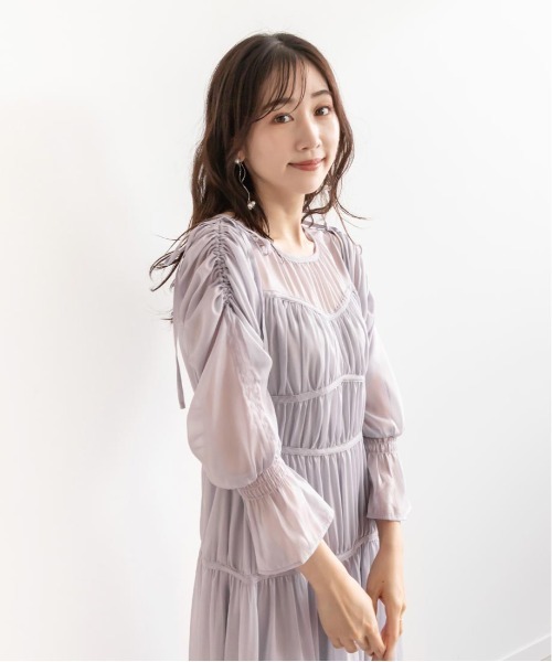 「RANDA」 長袖ワンピース 0 ピンク レディース_画像8
