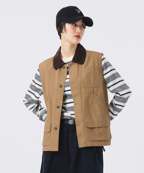 BEAMS BOY（ビームス ボーイ） ベスト ジレ ハンティング ベスト