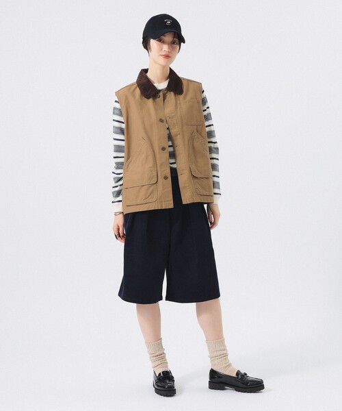 BEAMS BOY（ビームス ボーイ） ベスト ジレ ハンティング ベスト