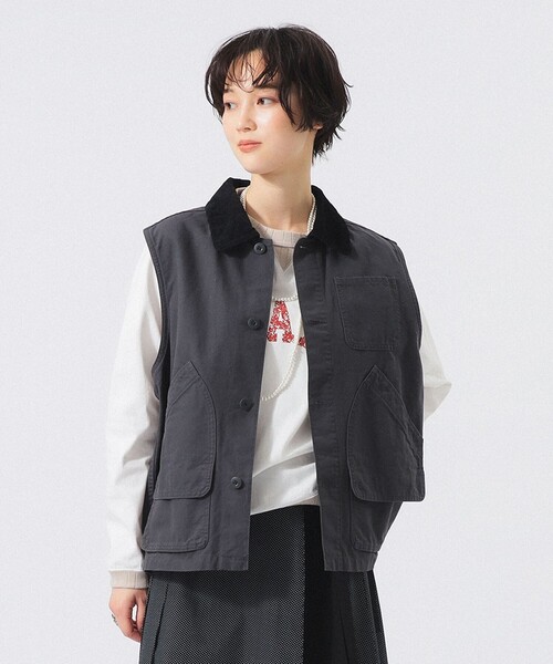 BEAMS BOY（ビームス ボーイ） ベスト ジレ ハンティング ベスト