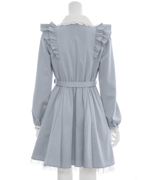「Secret Honey」 長袖ワンピース MEDIUM ブラック レディース_画像2