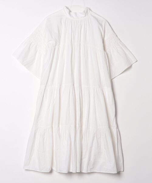 merlette（マーレット） MARTEL 7分袖ワンピース M ホワイト