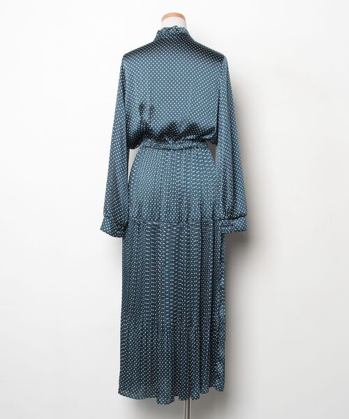 「SHIPS」 長袖ワンピース MEDIUM グリーン レディース_画像2