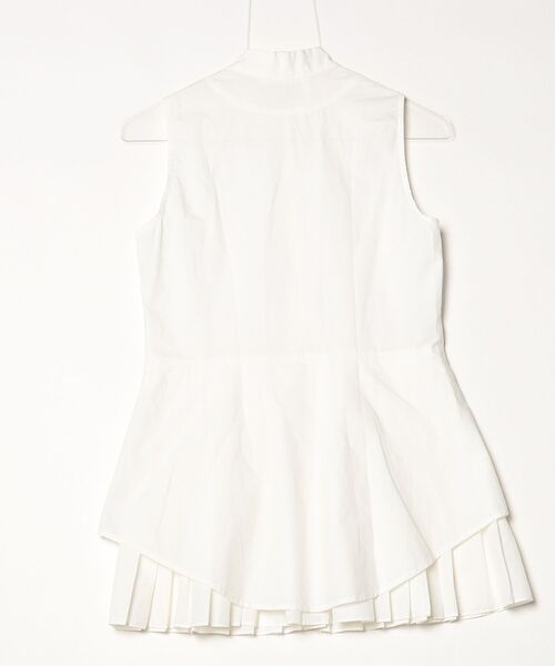 「DEREK LAM」 ノースリーブチュニック 4 ホワイト レディース_画像2