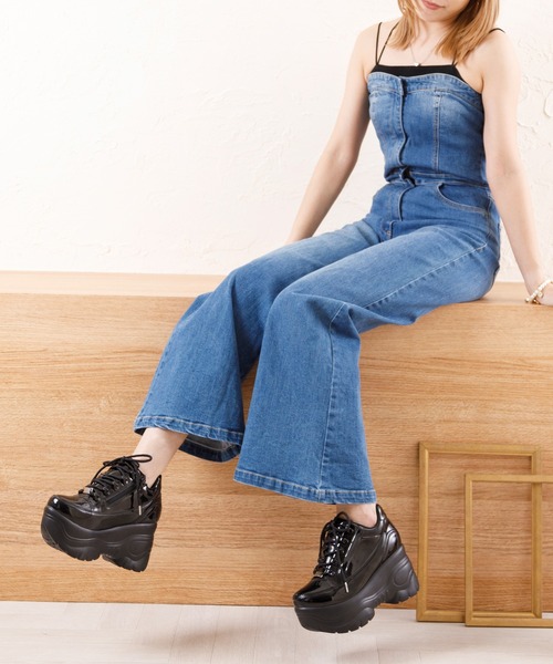 「attagirl」 ローカットスニーカー L ブラック レディース_画像5