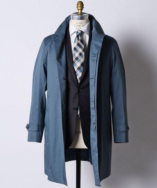 SHIPS ステンカラーコート SD: LORO PIANA 【STORMSYSTEM