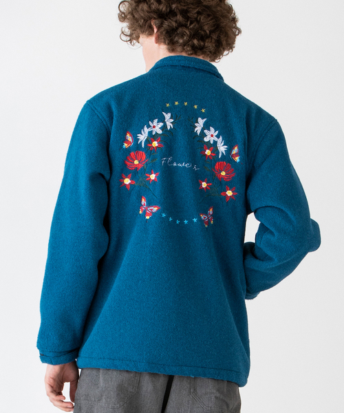 即納最大半額 ジャケット ブルゾン Rehacer Shaggy Melton Coach Jacket シャギー メルトン コーチ ジャケット 大注目 Codewitty Com